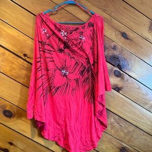 express one shoulder dress size M